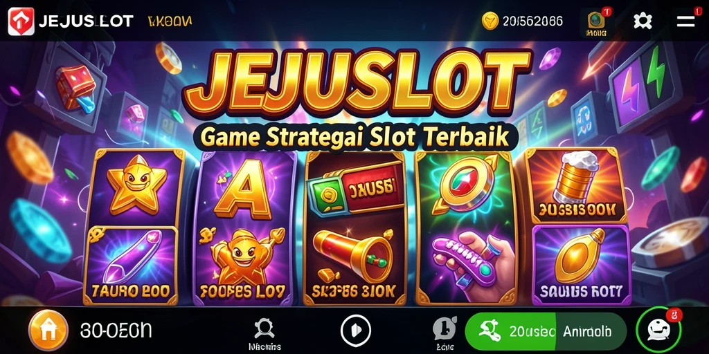 Menampilkan gameplay seru dan strategi dalam JEJUSLOT.