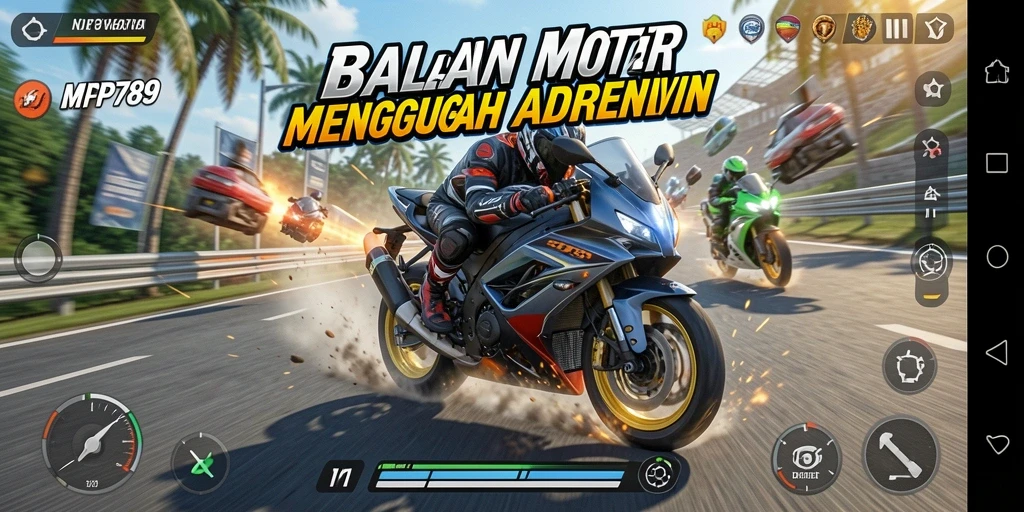 Gameplay seru di MVP789 dengan balapan motor yang mendebarkan.