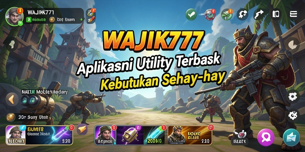 Tampilan antarmuka WAJIK777 yang sederhana dan fungsional.
